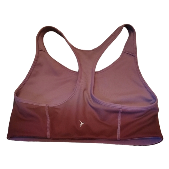Old Navy | Maroon Ombre Sports Bra - Picture 2 of 3